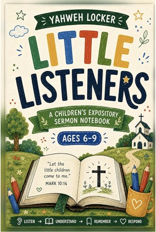Yahweh Locker Little Listeners: A Children's Expository Sermon Notebook for Ages 6–9 front cover